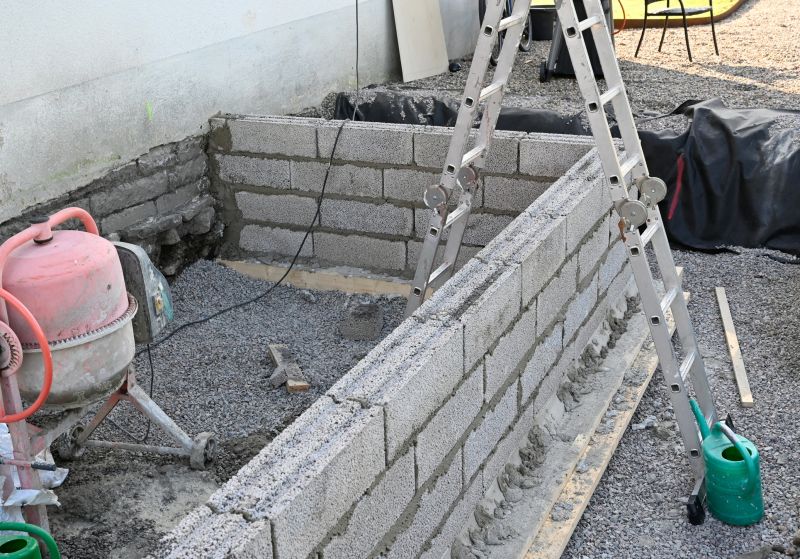 Cinder Block Wall Repair